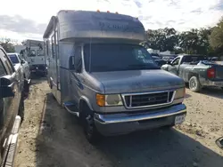 Salvage trucks for sale at Ocala, FL auction: 2003 Ford Econoline E350 Super Duty Cutaway Van