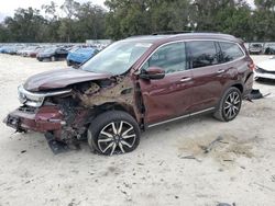 Salvage cars for sale at Ocala, FL auction: 2021 Honda Pilot Touring