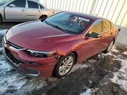 Chevrolet salvage cars for sale: 2018 Chevrolet Malibu LT