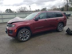 Jeep salvage cars for sale: 2022 Jeep Grand Cherokee L Overland