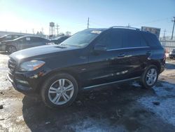 Salvage cars for sale from Copart Chicago Heights, IL: 2012 Mercedes-Benz ML 350 4matic