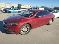 Salvage cars for sale at Wilmer, TX auction: 2018 Chevrolet Malibu LT