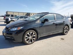 Salvage cars for sale at Wilmer, TX auction: 2013 Honda Civic SI