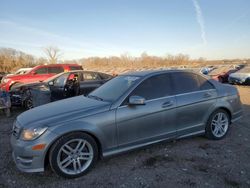 Salvage cars for sale at Des Moines, IA auction: 2014 Mercedes-Benz C 300 4matic