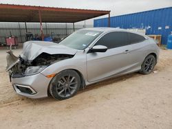 Salvage cars for sale at Andrews, TX auction: 2019 Honda Civic EX