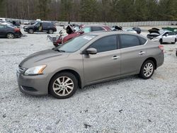 Salvage cars for sale at Gainesville, GA auction: 2015 Nissan Sentra S