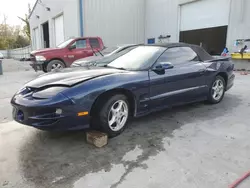 Salvage cars for sale at Savannah, GA auction: 2001 Pontiac Firebird Trans AM