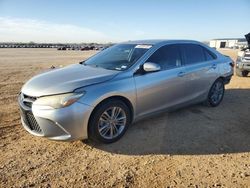 Salvage cars for sale at San Antonio, TX auction: 2015 Toyota Camry LE