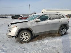 Salvage cars for sale from Copart Portland, MI: 2018 Jeep Cherokee Latitude Plus