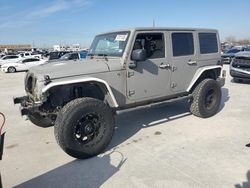 Salvage cars for sale at Grand Prairie, TX auction: 2013 Jeep Wrangler Unlimited Sport