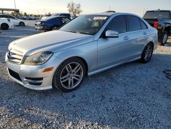 Salvage cars for sale at Riverview, FL auction: 2013 Mercedes-Benz C 250