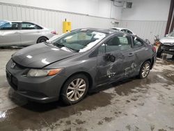 Salvage cars for sale at Windham, ME auction: 2012 Honda Civic EXL