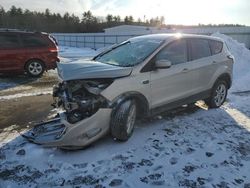 Salvage cars for sale at Windham, ME auction: 2017 Ford Escape SE