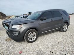 Salvage cars for sale at Taylor, TX auction: 2017 Ford Explorer XLT