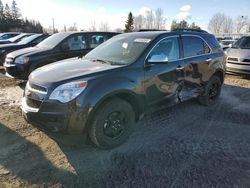 Salvage cars for sale from Copart Bowmanville, ON: 2015 Chevrolet Equinox LT