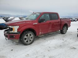 Salvage cars for sale from Copart Helena, MT: 2018 Ford F150 Supercrew