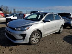 Salvage cars for sale at Portland, OR auction: 2022 KIA Rio LX