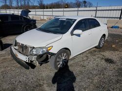 Salvage cars for sale at Spartanburg, SC auction: 2013 Toyota Corolla Base