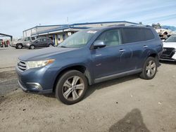 Toyota Highlander Limited Vehiculos salvage en venta: 2013 Toyota Highlander Limited