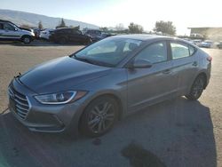 Salvage cars for sale at San Martin, CA auction: 2018 Hyundai Elantra SEL