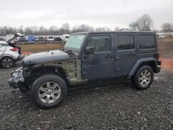 Salvage cars for sale at Hillsborough, NJ auction: 2017 Jeep Wrangler Unlimited Sahara