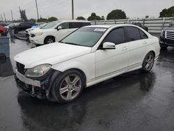 Salvage cars for sale at Miami, FL auction: 2011 Mercedes-Benz C300