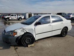 Salvage cars for sale at Grand Prairie, TX auction: 2003 Toyota Corolla CE