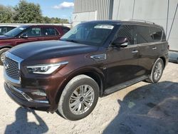 Infiniti salvage cars for sale: 2018 Infiniti QX80 Base