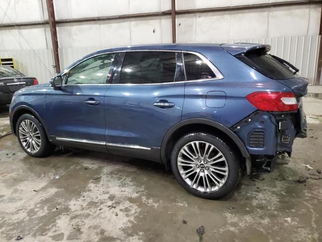 2018 Lincoln MKX Reserve