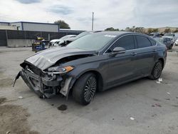 Ford salvage cars for sale: 2017 Ford Fusion Titanium