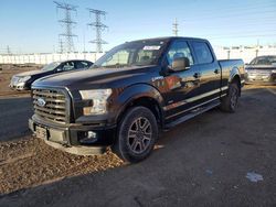 Salvage cars for sale at Elgin, IL auction: 2016 Ford F150 Supercrew