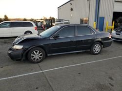 Salvage cars for sale at Vallejo, CA auction: 2002 Honda Accord EX