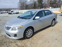 Toyota salvage cars for sale: 2013 Toyota Corolla Base