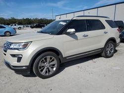 Salvage cars for sale at Apopka, FL auction: 2018 Ford Explorer Limited