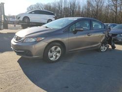 Salvage cars for sale at Glassboro, NJ auction: 2015 Honda Civic LX