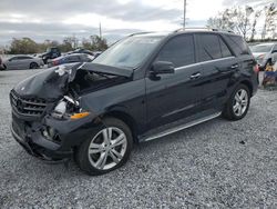 Salvage cars for sale at Riverview, FL auction: 2015 Mercedes-Benz ML 350