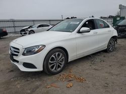 Salvage cars for sale at Fredericksburg, VA auction: 2018 Mercedes-Benz C 300 4matic