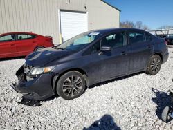 Salvage cars for sale at Lawrenceburg, KY auction: 2015 Honda Civic EX