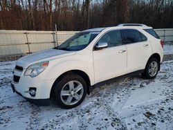 Vehiculos salvage en venta de Copart West Warren, MA: 2015 Chevrolet Equinox LTZ