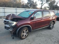 Salvage cars for sale at Hampton, VA auction: 2018 Honda Pilot EXL