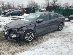 Salvage Cars with No Bids Yet For Sale at auction: 2017 Honda Civic LX