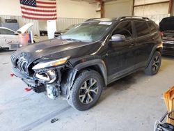 Salvage cars for sale at Conway, AR auction: 2016 Jeep Cherokee Trailhawk