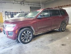 Salvage cars for sale from Copart Candia, NH: 2021 Jeep Grand Cherokee L Overland