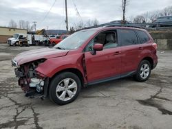 Salvage cars for sale at Marlboro, NY auction: 2015 Subaru Forester 2.5I Premium