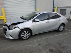 Toyota Corolla l salvage cars for sale: 2014 Toyota Corolla L