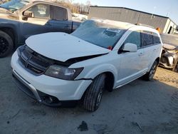 Salvage cars for sale from Copart Spartanburg, SC: 2017 Dodge Journey Crossroad