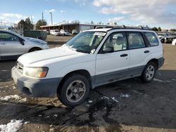 Salvage cars for sale at Denver, CO auction: 2003 Subaru Forester 2.5X