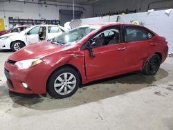 Toyota Corolla salvage cars for sale: 2014 Toyota Corolla L