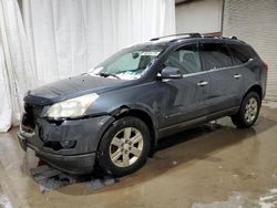 Salvage cars for sale at Leroy, NY auction: 2009 Chevrolet Traverse LT