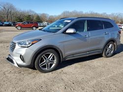 Hyundai Santa fe salvage cars for sale: 2017 Hyundai Santa FE SE Ultimate